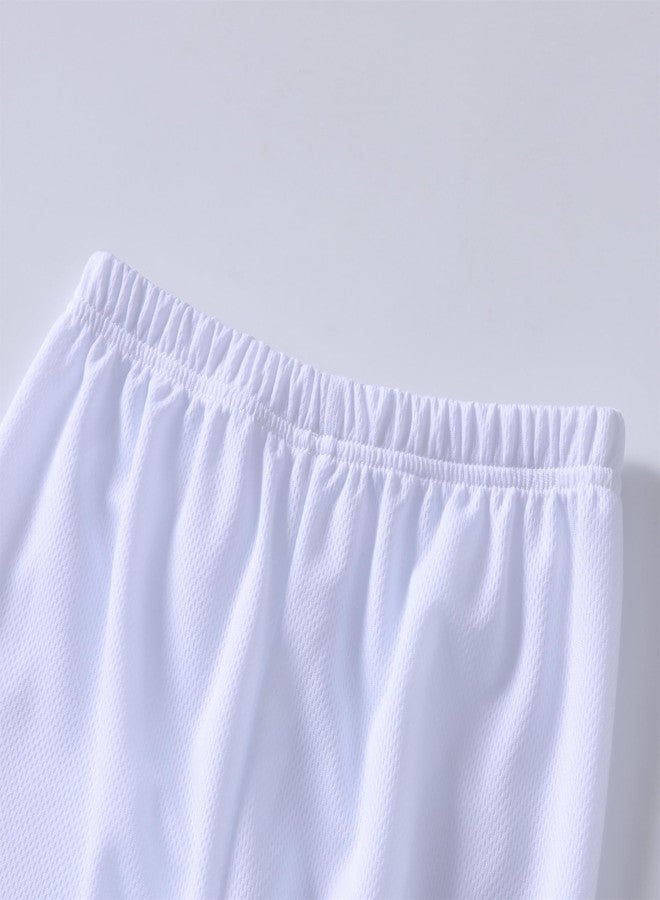 Mowbeat Baby Boy Baseball Jersey White Toddler Baseball Pants Sets Kid Baseball Costumes for Boys Trousers 2PCS 6 Months - Image 4